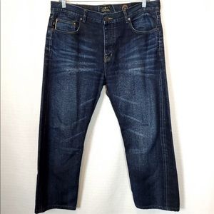 7 Diamonds 38x28 Austin Selvage Straight Jean